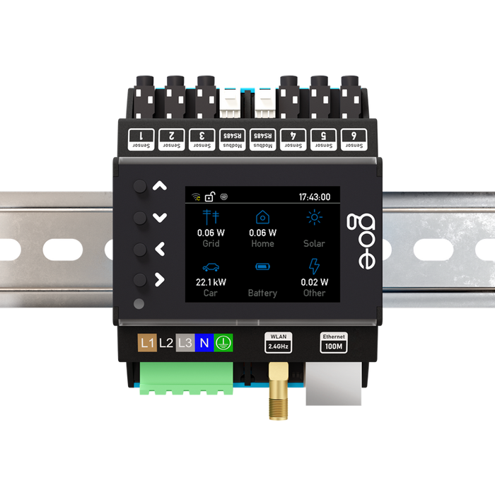 go-e Controller, dynaaminen kuormanhallinta, aurinkosähkö